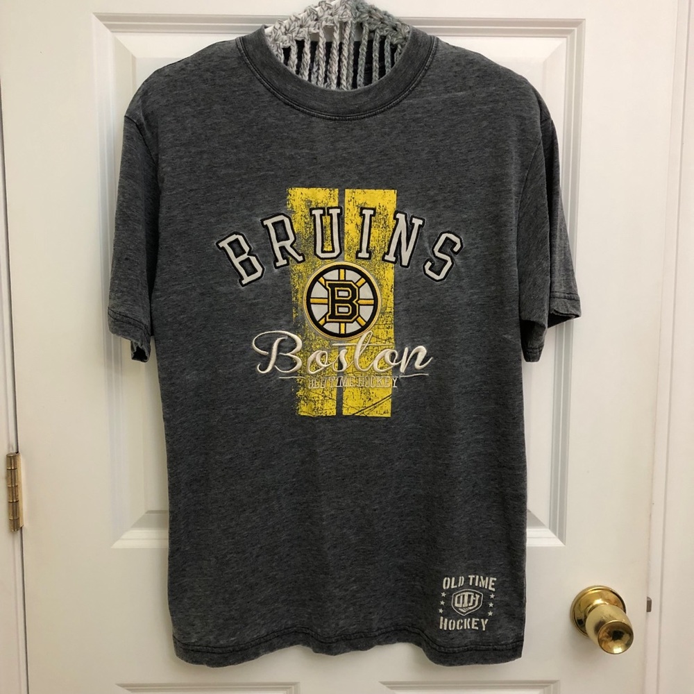 Authentic Mens Boston Bruins Tee M Vintage NHL